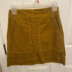 Uniqlo corduroy mini skirt
